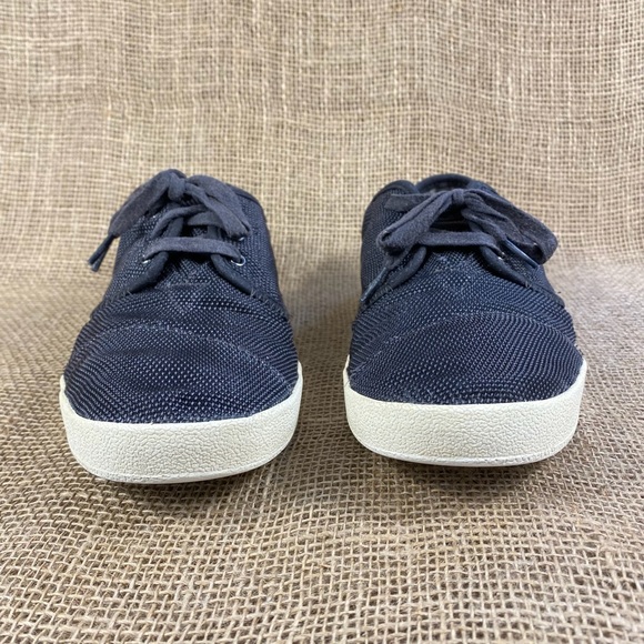 Mens Toms shoes sneakers canvas casual dark gray size 8.5 - Picture 7 of 11
